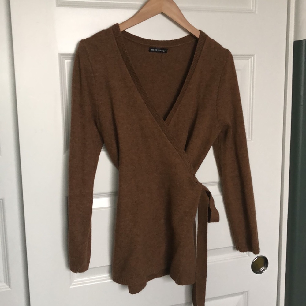 Wrap sweater from J Crew Mercantile